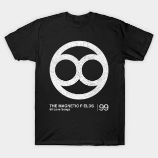 The Magnetic Fields / Minimalist Graphic Fan Artwork Design T-Shirt